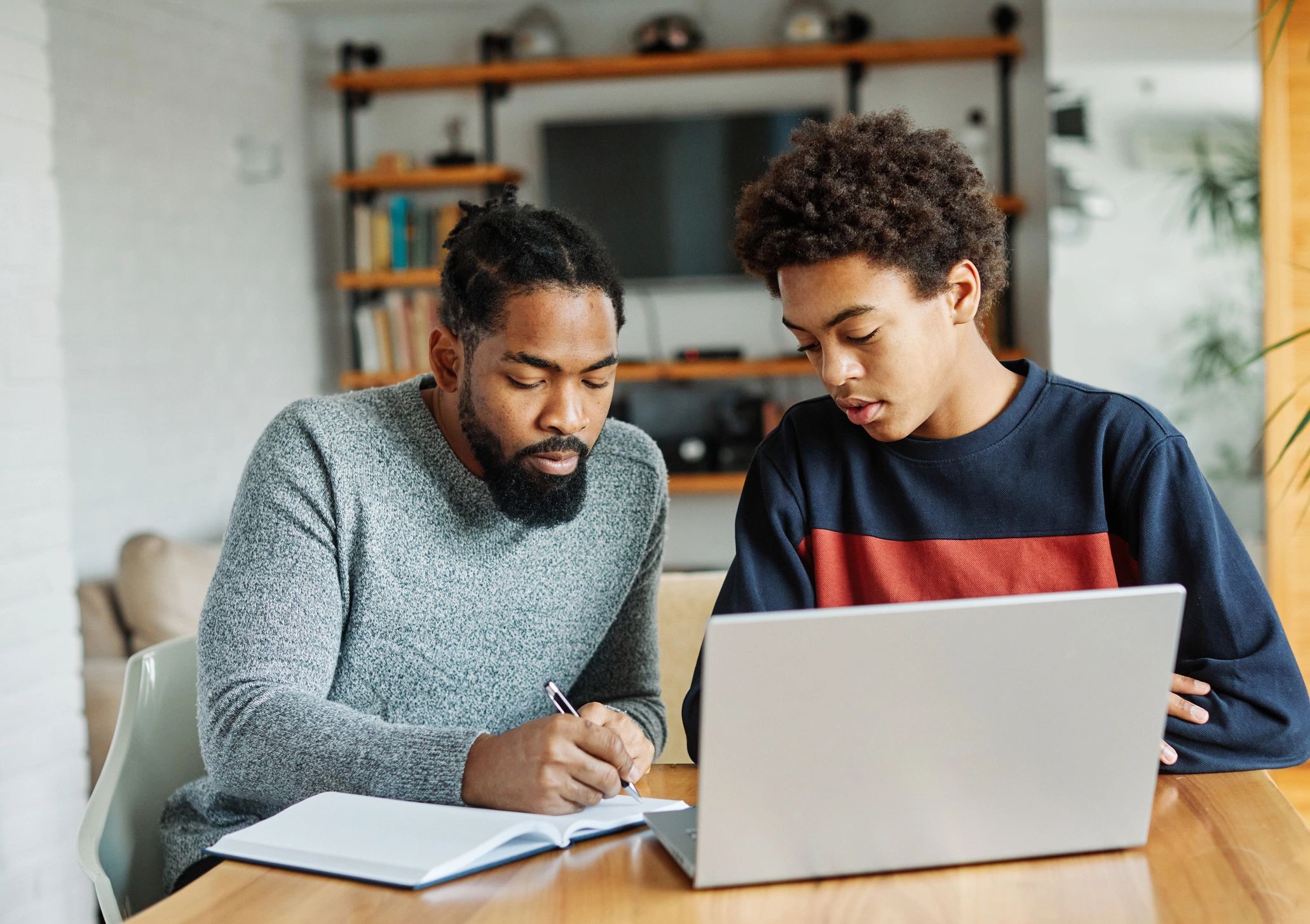 parents and teens learning together